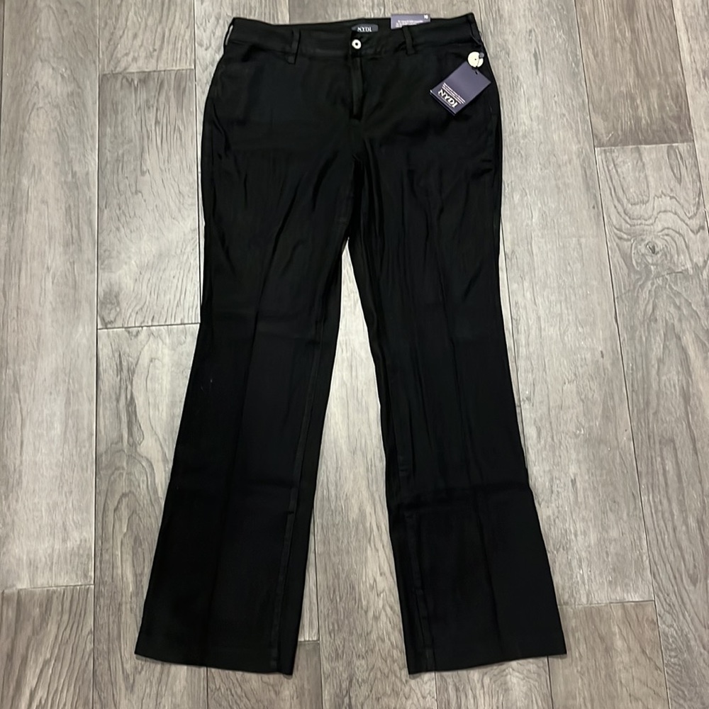 NWT NYDJ Stretch Linen Blend Trousers Pants - 10